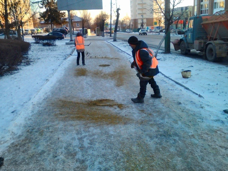 Несвоевременное проведение противогололедных мероприятий выявлено более чем на 450 объектах Могилевщины в январе