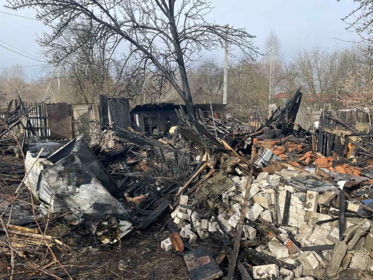 В Могилеве сгорел дом