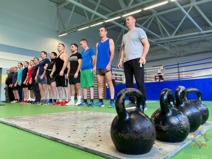 В Костюковичах прошли соревнования по гиревому спорту