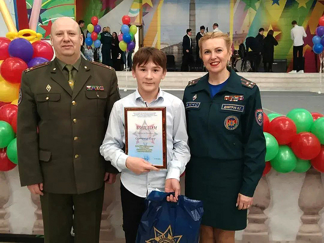 Егор Семченко – призер Республиканского смотра-конкурса «Спасатели глазами детей»