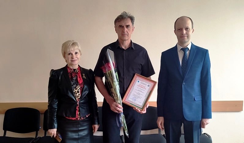Почетной грамотой облкомитета профсоюза награжден директор ОАО «Могилевлифт»