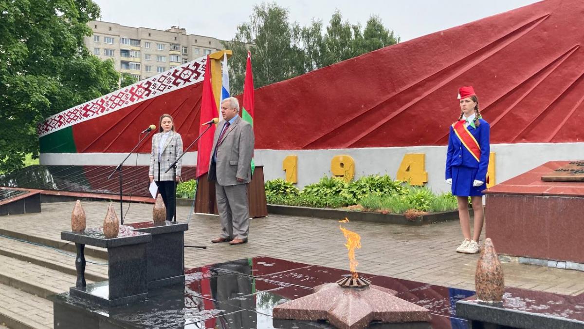 Горецкий район отмечает 79-ю годовщину освобождения от немецко-фашистских захватчиков