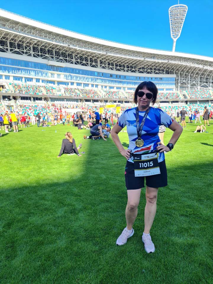 Сотрудница "Могилевских ведомостей" приняла участие в Минском полумарафоне