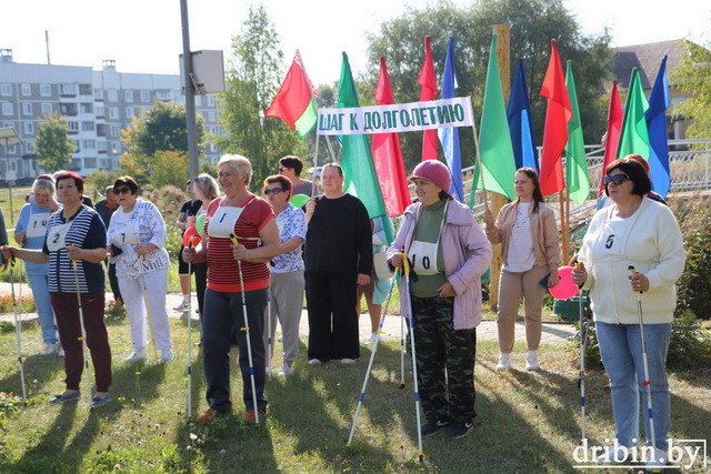 Марафон для любителей скандинавской ходьбы прошел в Дрибине