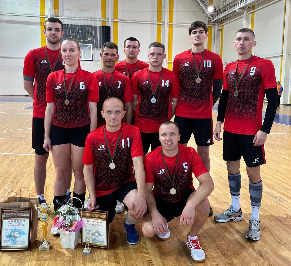 Могилевские эксперты завоевали «серебро» на ведомственном чемпионате по волейболу