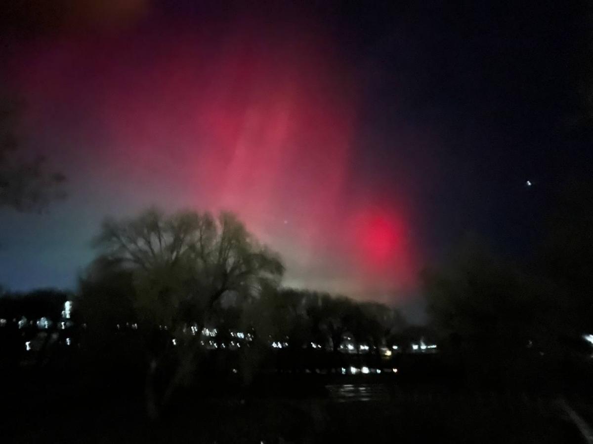 Полярное сияние наблюдали жители Могилевщины