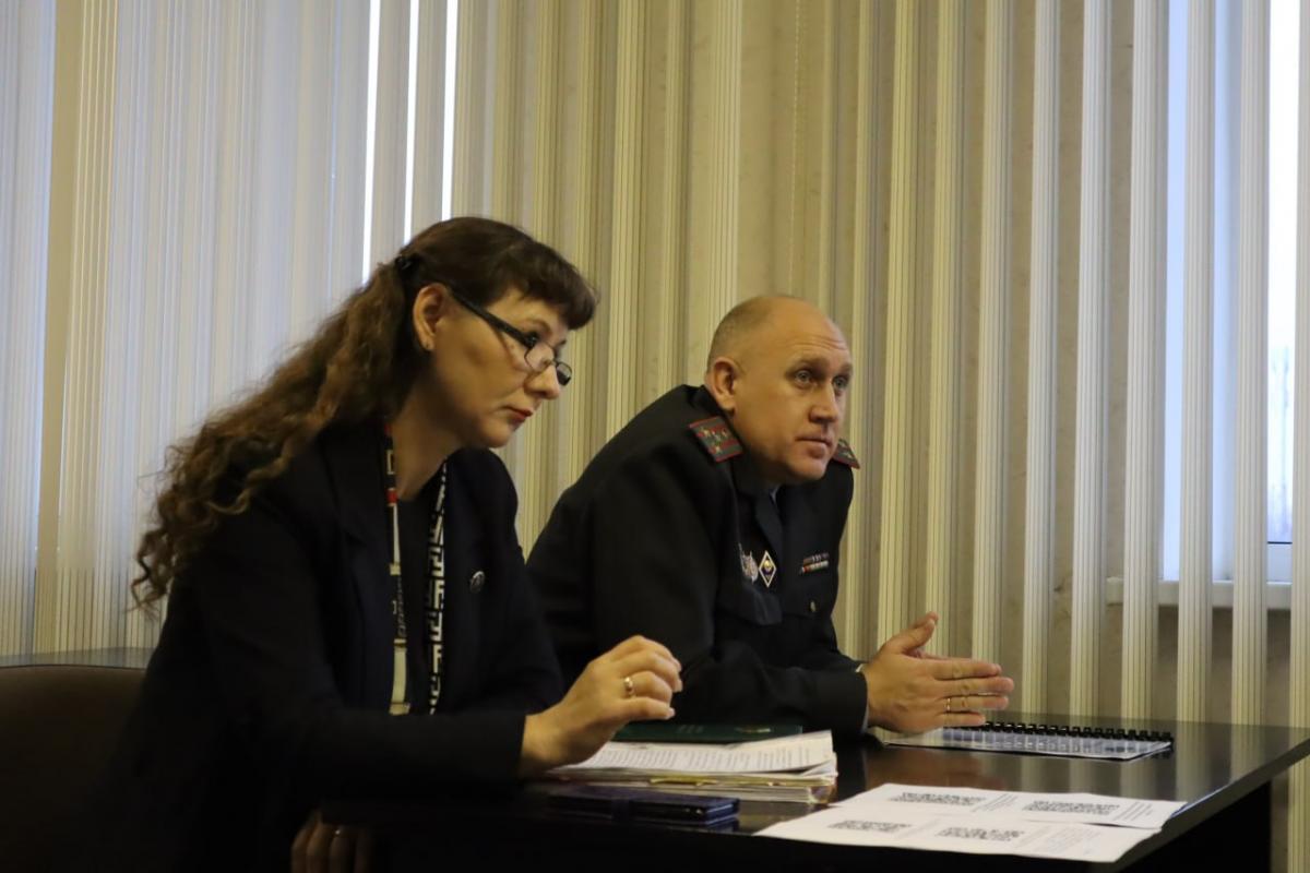 Открытый разговор: начальник Октябрьского РОВД  г.Могилева встретился с гражданами