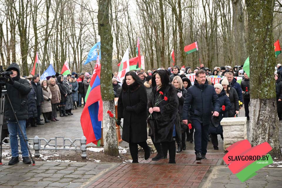 В Славгороде отметили 80-летие со Дня освобождения района от от немецко-фашистских захватчиков
