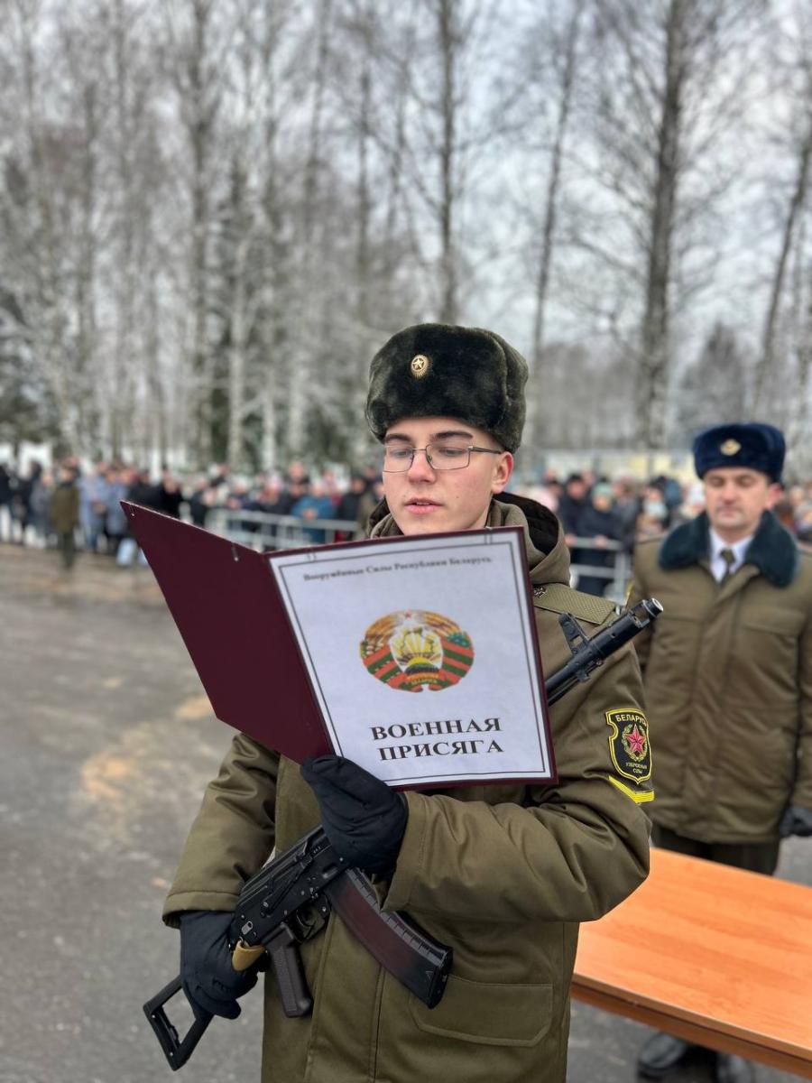 В войсковой части 72471 в Пашково молодое пополнение приняло присягу