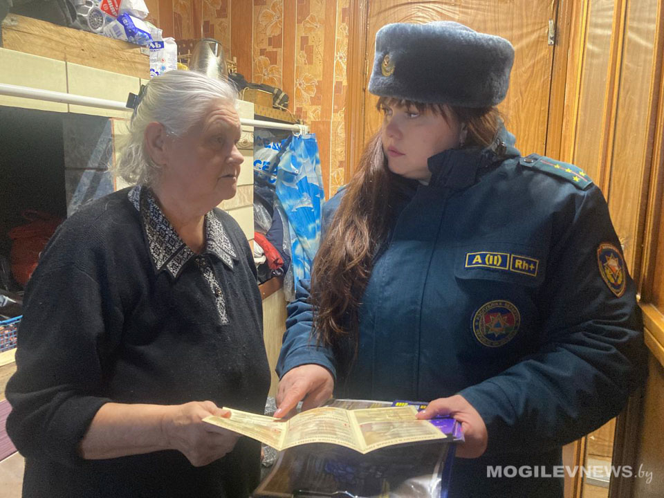 Профилактический рейд МЧС прошел в Могилевском районе