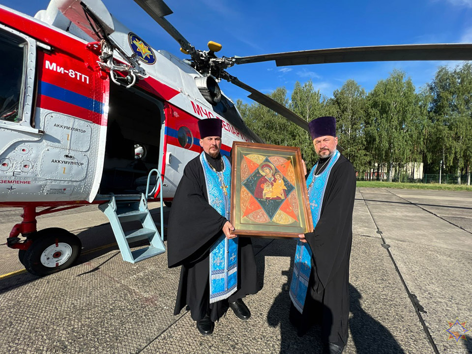 Воздушный Крестный ход над Беларусью продолжается: 14 июля Икона Божией Матери «Неопалимая Купина» побывает в Могилеве