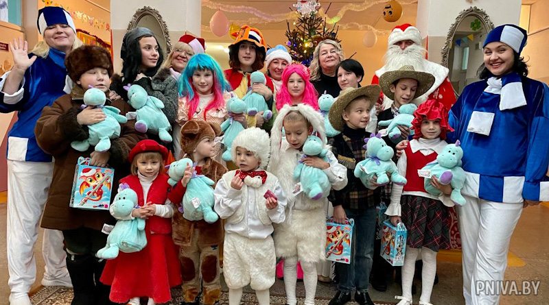 Благотворительная акция «Наши дети» прошла в детском соцприюте в деревне Зарестье Могилевского района