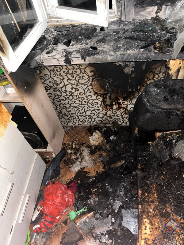 В Могилеве ребенок устроил дома пожар