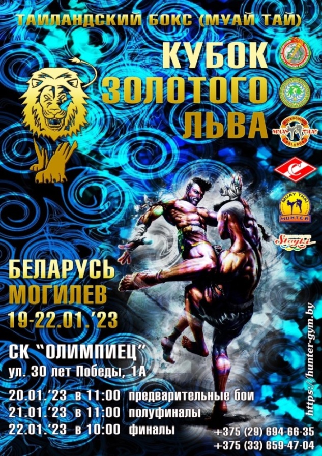 Турнир по муай тай пройдет в Могилеве 20-22 января