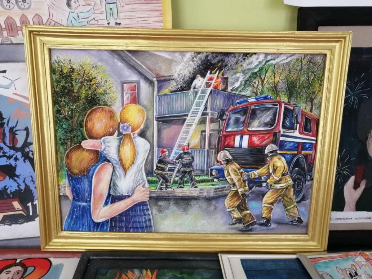 Городской этап смотра-конкурса «Спасатели глазами детей» прошел в Могилеве