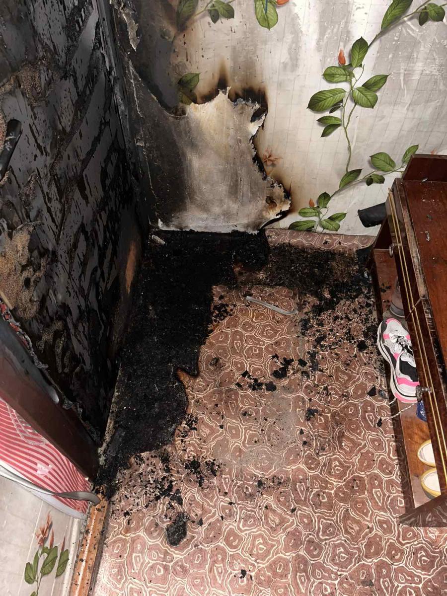 Пожар из-за короткого замыкания светильника произошел в Могилеве