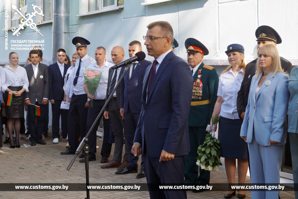 Председатель ГТК принял участие в торжественных мероприятиях, посвященных Дню знаний, в СШ № 21 г. Могилева
