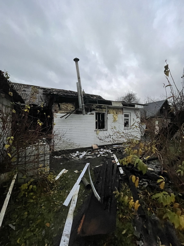 Жилой дом горел в Могилеве