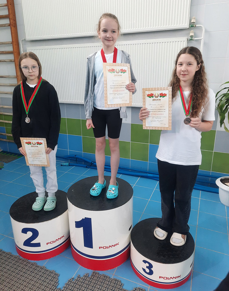 Климовчане удостоены наград на первенстве по  плаванию памяти Героя СССР К.С. Заслонова