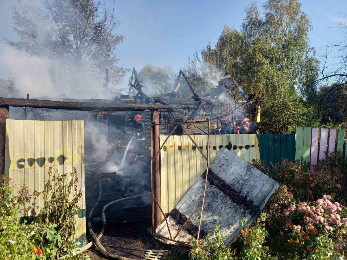 На пожаре в Горецком районе погибла 67-летняя пенсионерка
