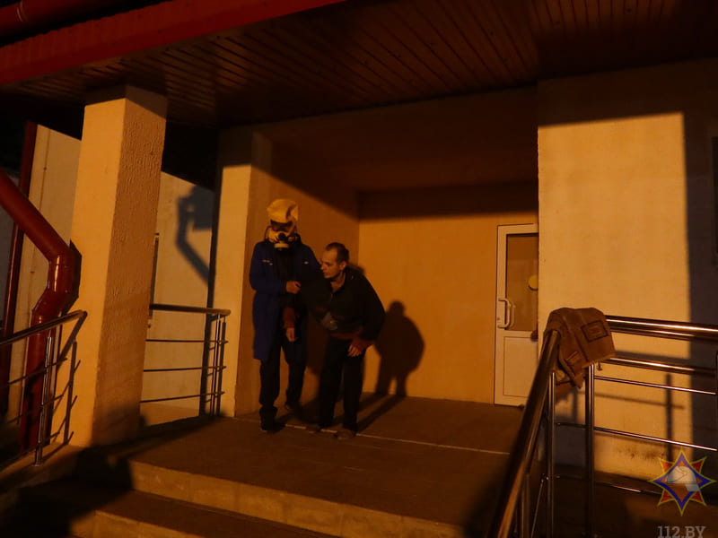 Чаусские спасатели провели ночные учения в доме-интернате