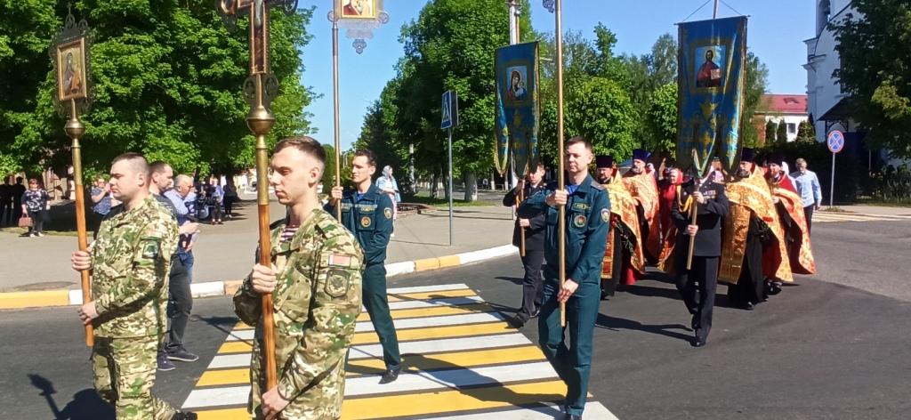 IV Всебелорусский Крестный ход «Церковь и армия» прошел в Шклове
