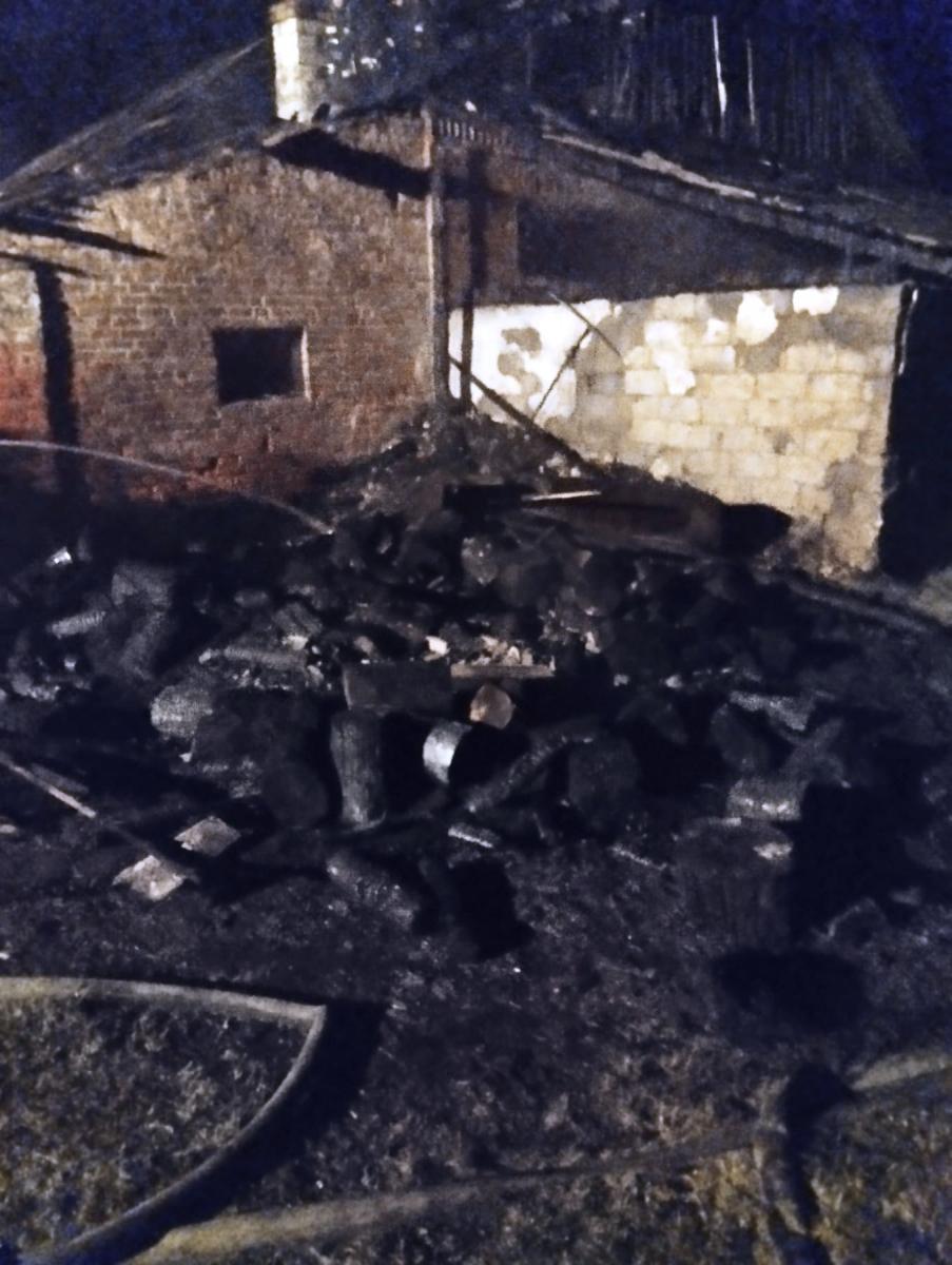 В Мстиславском районе горел магазин