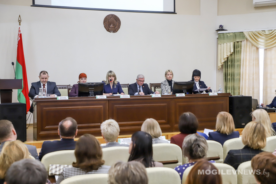 Итоговая коллегия комитета по труду, занятости и социальной защите Могоблисполкома прошла в Могилеве. Фото