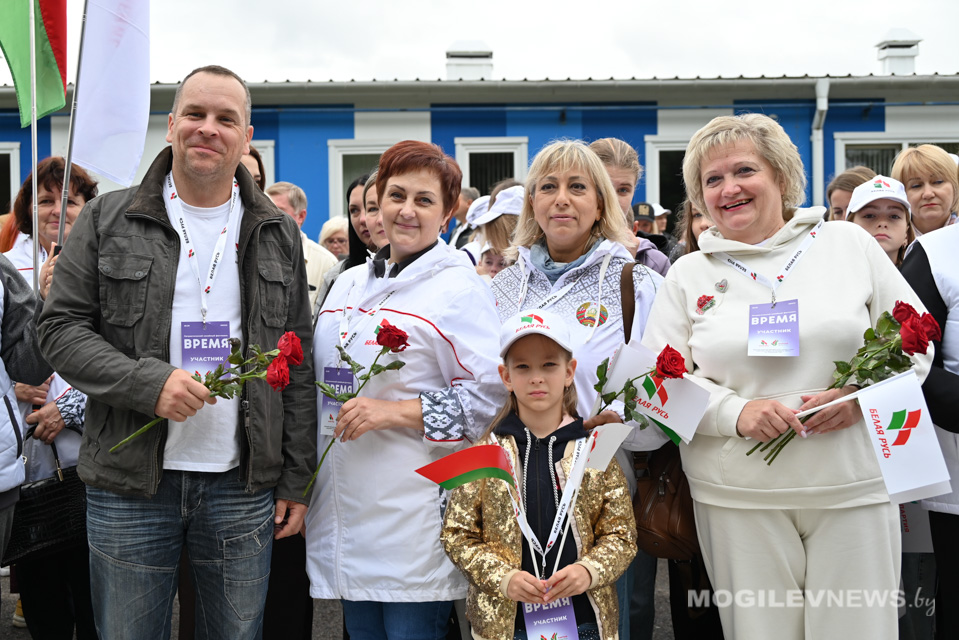Могилевчане приняли участие во II Республиканском патриотическом семейном фестивале «Время». Фото