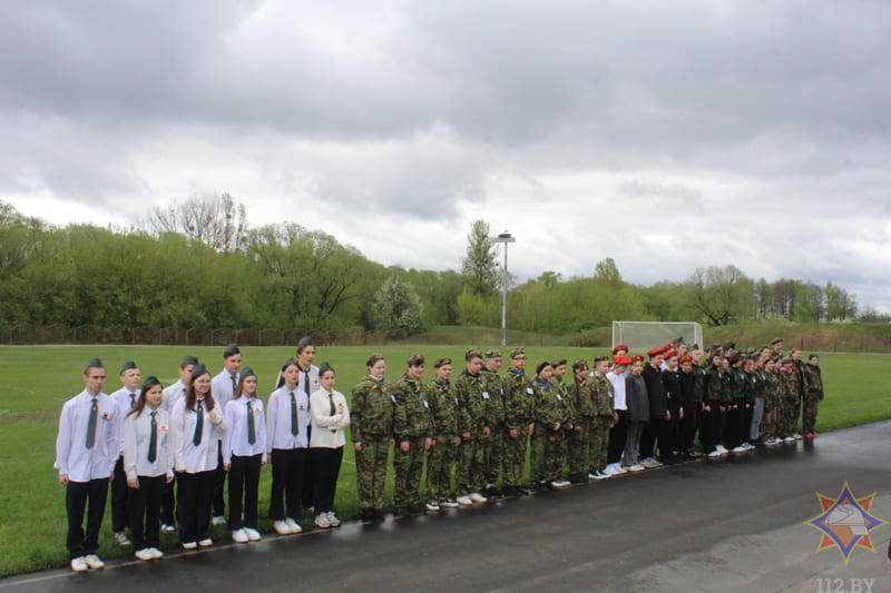 Слет юных спасателей-пожарных прошел в Глуске