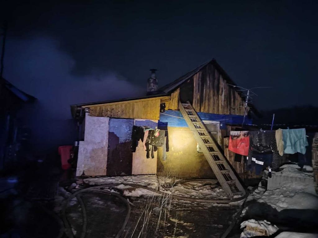 На пожаре в Чаусах погибла женщина