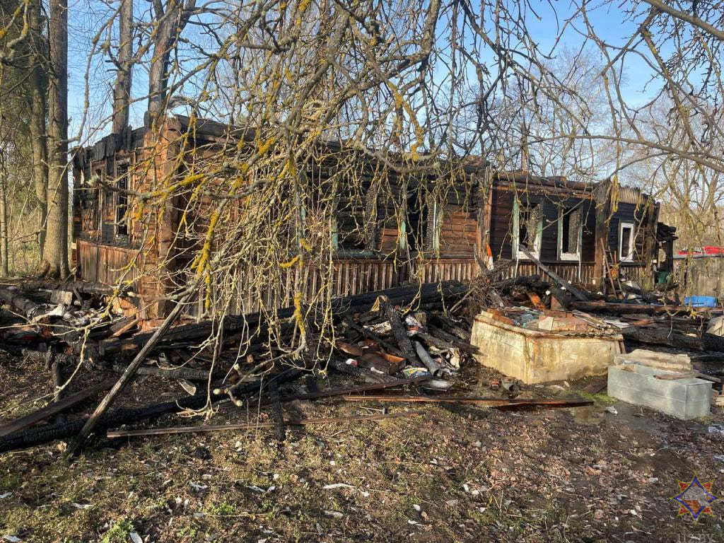 На пожаре в Горецком районе братья спасли мужчину и женщину