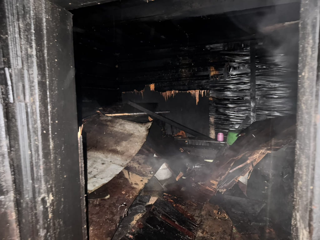 Из-за перекала печи в Кировском районе горела баня