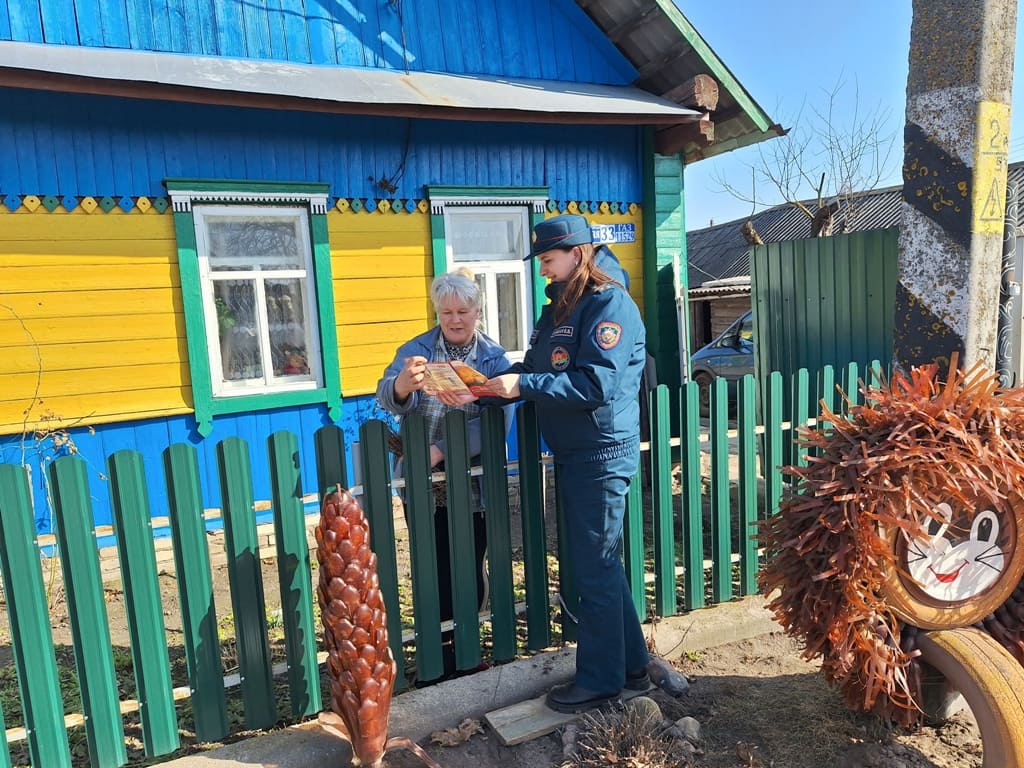 В Костюковичах проходят профилактические рейды по проверке соблюдения правил пожарной безопасности в жилом секторе