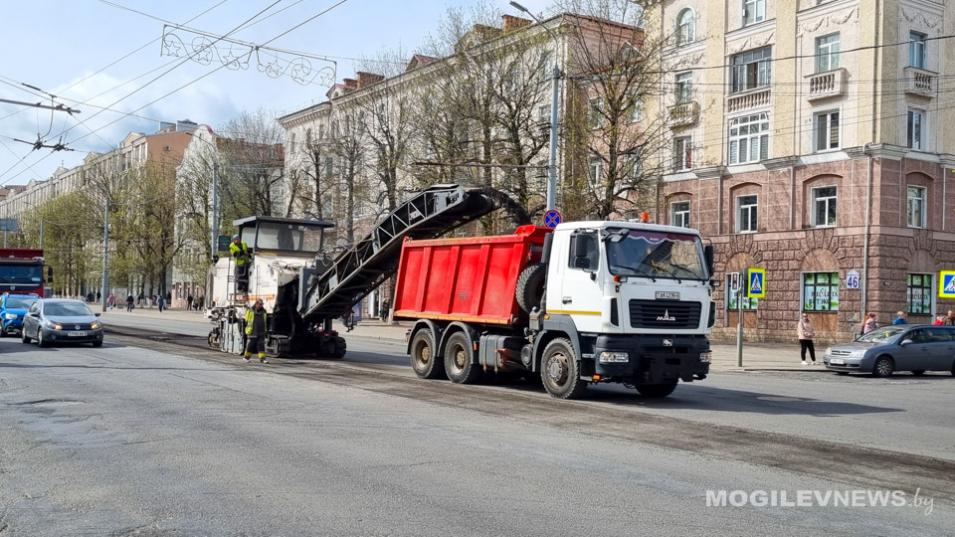 Улицу Первомайскую в Могилеве планируют открыть для движения транспорта 21 апреля