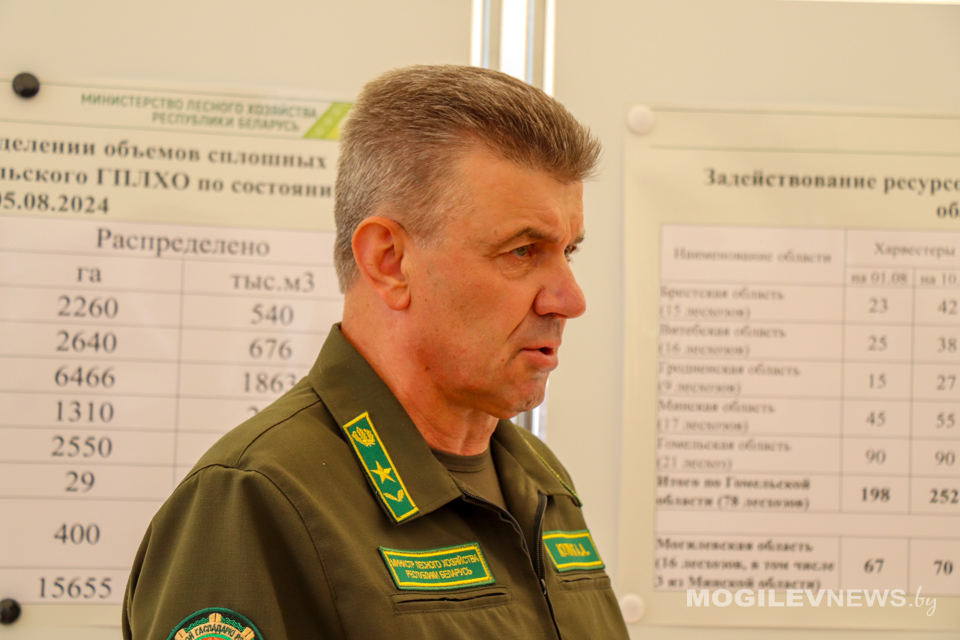 Министр лесного хозяйства: на Могилевщине  проблем с ликвидацией последствий стихии нет
