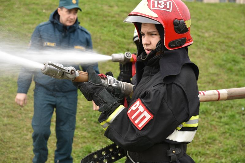 Слет юных спасателей-пожарных прошел в Кричеве
