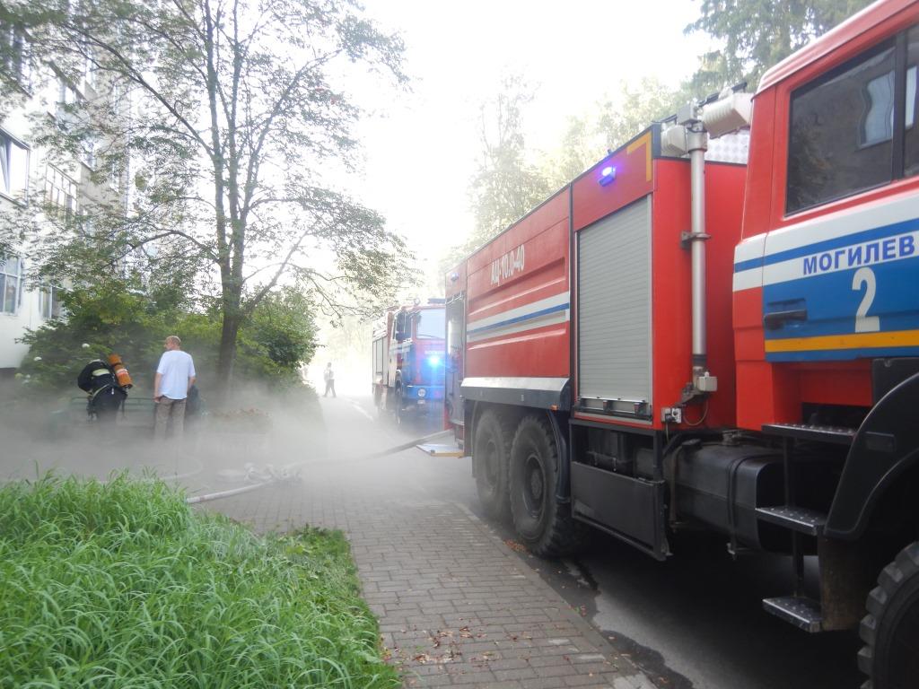 На пожаре в Могилеве спасли женщину