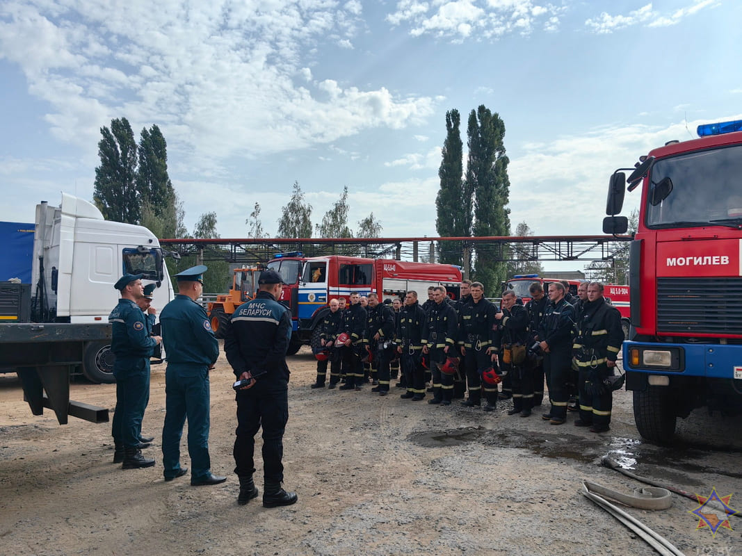 Тактико-специальное учение прошло на заводе «Могилевтрансмаш»