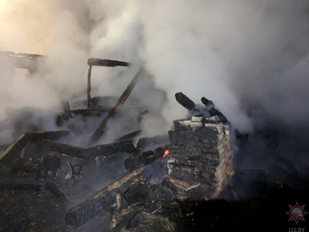 В Кличевском районе погиб пенсионер