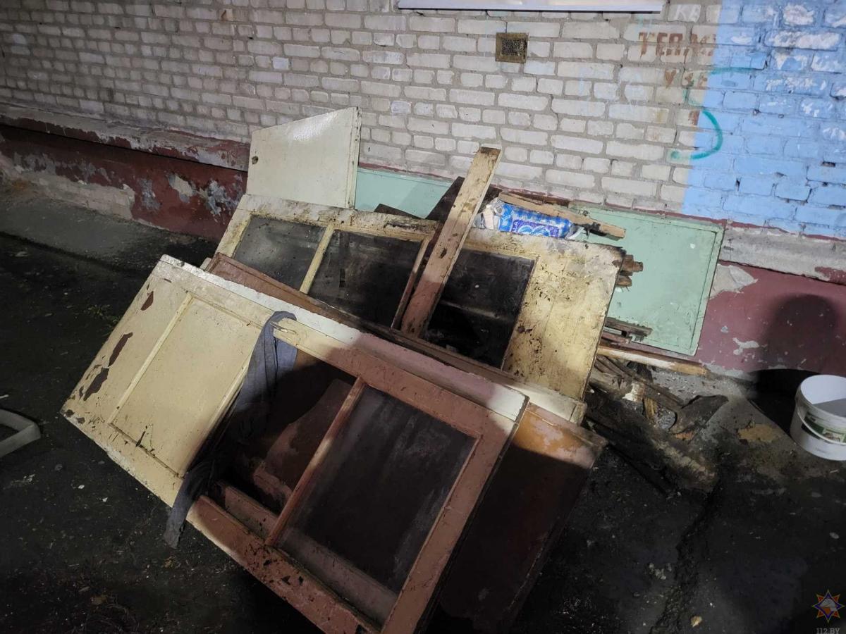 Автоматическая пожарная сигнализация выявила пожар в общежитии Могилева