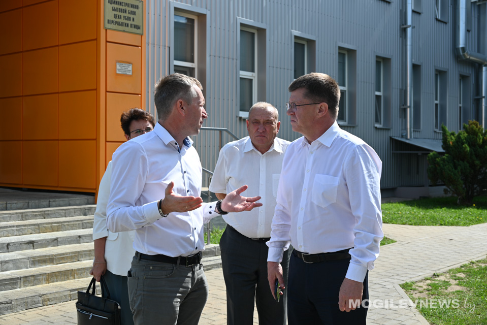 Председатель Федерации профсоюзов Беларуси Юрий Сенько с рабочим визитом посетил Могилевскую область. Фото