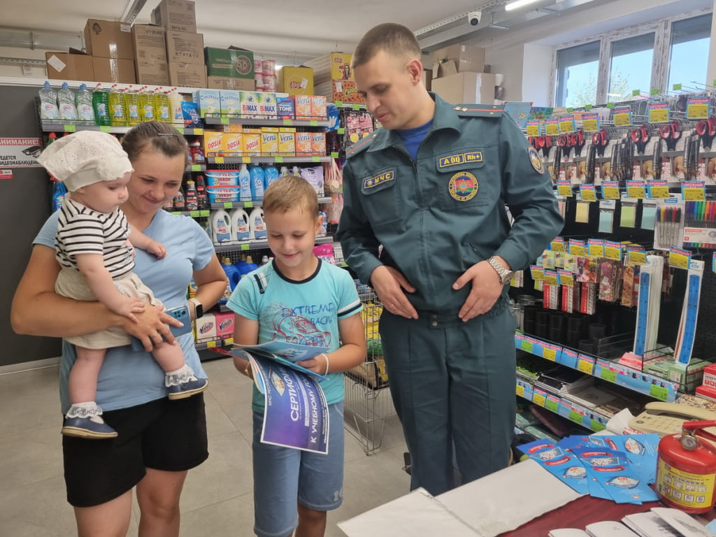С 19 августа на Могилевщие проходит кампания МЧС «В центре внимания – дети!»