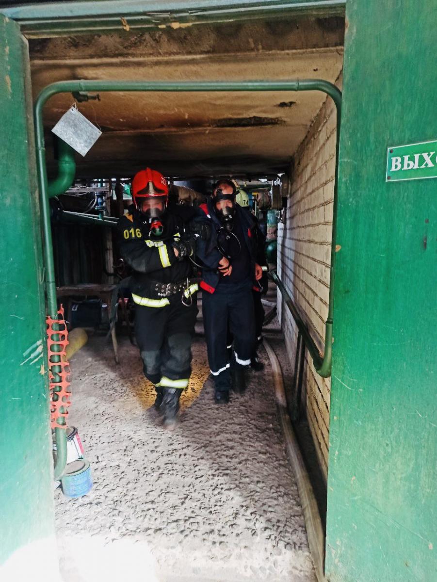 В Дрибинском районе прошли учения с аварийными службами