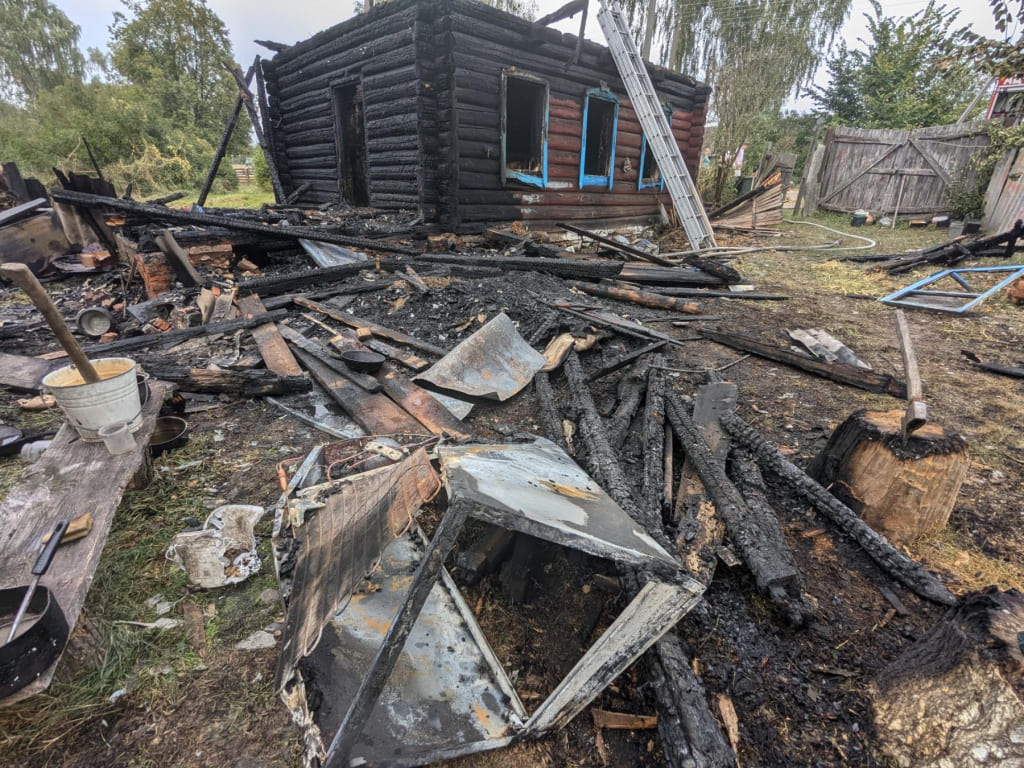 Пожар дома тушили в Славгородском районе