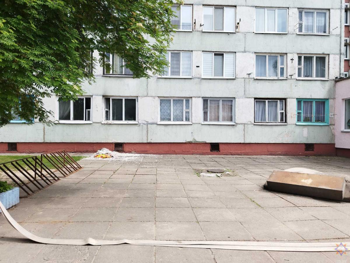 При пожаре в Могилеве эвакуированы 10 человек, из них трое детей