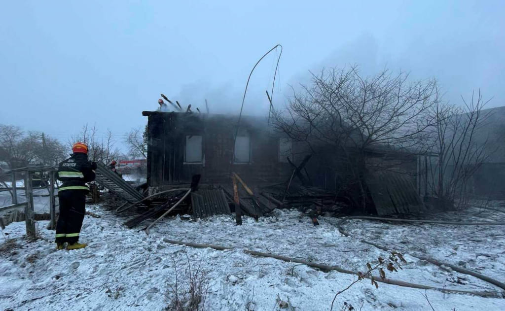 Пожар дома тушили в Могилевском районе