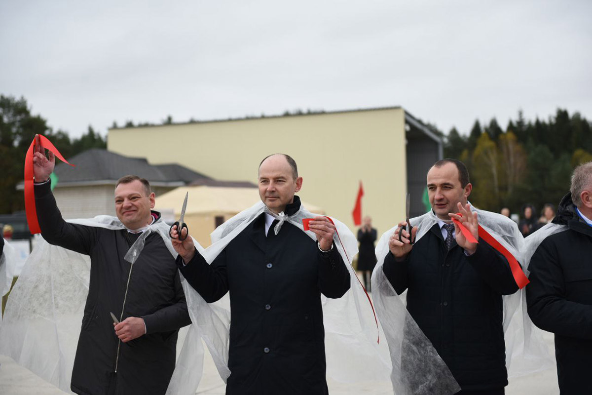 Новый молочно-товарный комплекс открыли в Могилевском районе