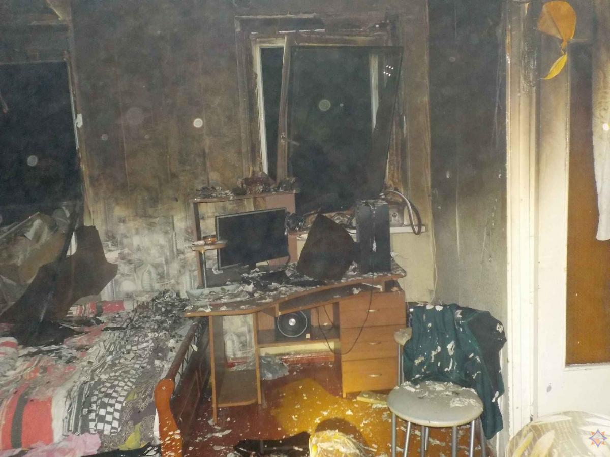 Женщина в Бобруйске кипятила воду и уснула - случился пожар