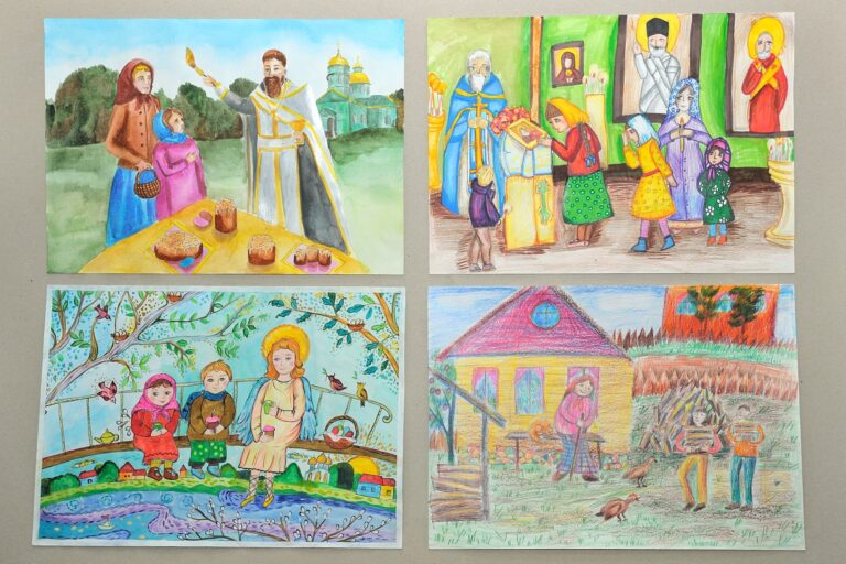 Победителей конкурса детских рисунков «Пасхальная радость» наградили в Бобруйске